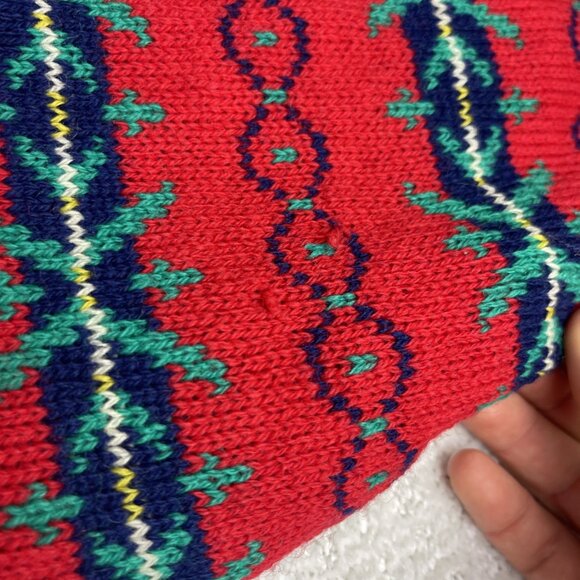 Vintage Hunt Club Scotland 100% Shetland Wool Sweater Men's Size L Defect, read* - Picture 14 of 16